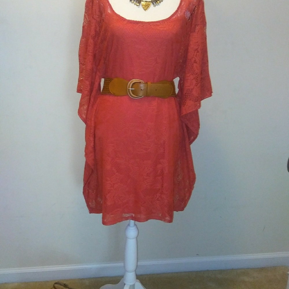 Lace Belted Dress   (SOLD)